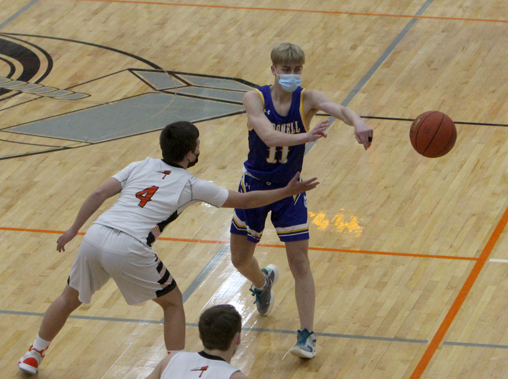 McDonell boys basketball at Osseo-Fairchild 1-11-21